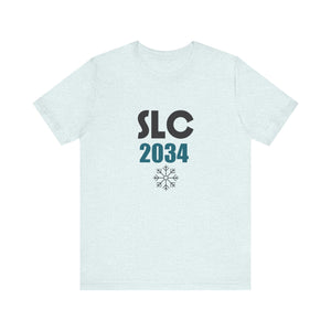 Salt Lake City 2034 Unisex Jersey Short Sleeve Tee