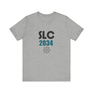 Salt Lake City 2034 Unisex Jersey Short Sleeve Tee