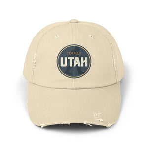 Totally Utah Bigfoot Unisex Distressed Cap