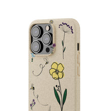 Load image into Gallery viewer, Flowers And Bees Biodegradable Cases
