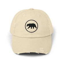 Load image into Gallery viewer, Bear Unisex Distressed Cap
