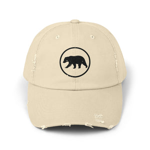 Bear Unisex Distressed Cap