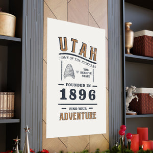 Utah Find Your Adventure Matte Vertical Posters