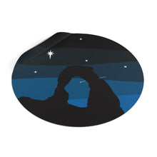 Load image into Gallery viewer, Arches At Night Round Vinyl Stickers
