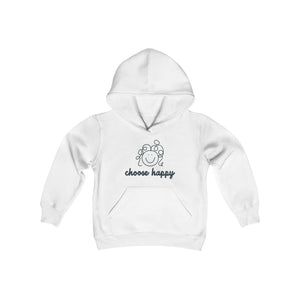 Choose Happy Youth Heavy Blend Hooded Sweatshirt