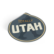 Load image into Gallery viewer, Bigfoot Totally Utah Round Vinyl Stickers
