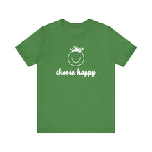 Load image into Gallery viewer, Choose Happy Unisex Jersey Short Sleeve Tee
