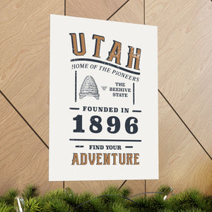 Utah Find Your Adventure Matte Vertical Posters