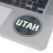 Load image into Gallery viewer, Bigfoot Totally Utah Round Vinyl Stickers
