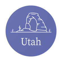 Load image into Gallery viewer, Utah Arch Round Vinyl Stickers
