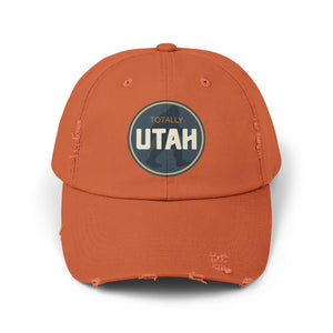 Totally Utah Bigfoot Unisex Distressed Cap