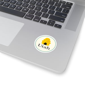 Utah Beehive Kiss-Cut Stickers