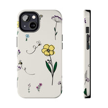 Load image into Gallery viewer, Flowers And Bees Tough Phone Cases
