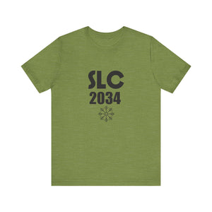 Salt Lake City 2034 Unisex Jersey Short Sleeve Tee