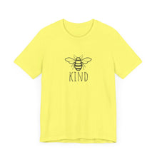 Load image into Gallery viewer, Bee Kind Unisex Jersey Short Sleeve Tee
