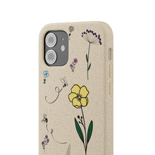 Load image into Gallery viewer, Flowers And Bees Biodegradable Cases
