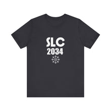 Load image into Gallery viewer, Salt Lake City 2034 Unisex Jersey Short Sleeve Tee
