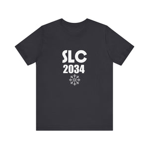 Salt Lake City 2034 Unisex Jersey Short Sleeve Tee