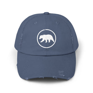 Bear Unisex Distressed Cap