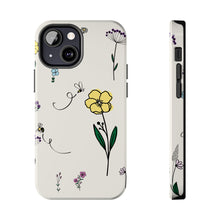 Load image into Gallery viewer, Flowers And Bees Tough Phone Cases
