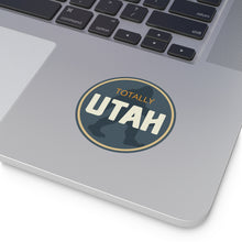 Load image into Gallery viewer, Bigfoot Totally Utah Round Vinyl Stickers
