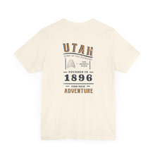 Load image into Gallery viewer, Utah Find Your Adventure Unisex Jersey Short Sleeve Tee
