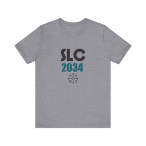 Salt Lake City 2034 Unisex Jersey Short Sleeve Tee