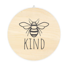 Load image into Gallery viewer, Bee Kind Wood Signs
