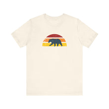 Load image into Gallery viewer, Bear Sunset Unisex Jersey Short Sleeve Tee
