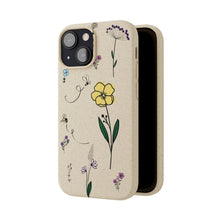 Load image into Gallery viewer, Flowers And Bees Biodegradable Cases
