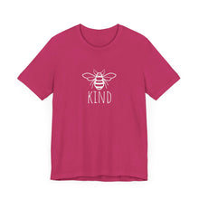 Load image into Gallery viewer, Bee Kind Unisex Jersey Short Sleeve Tee
