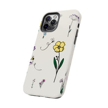 Load image into Gallery viewer, Flowers And Bees Tough Phone Cases
