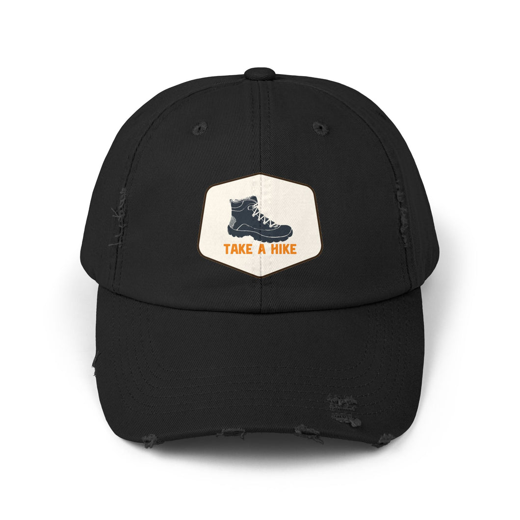 Take a Hike Unisex Distressed Cap