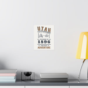 Utah Find Your Adventure Matte Vertical Posters