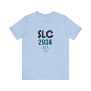 Salt Lake City 2034 Unisex Jersey Short Sleeve Tee