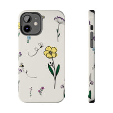 Load image into Gallery viewer, Flowers And Bees Tough Phone Cases
