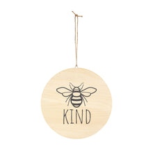 Load image into Gallery viewer, Bee Kind Wood Signs
