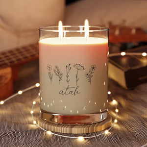 Utah Wildflower Scented Candle - Full Glass, 11oz