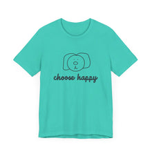 Load image into Gallery viewer, Choose Happy Unisex Jersey Short Sleeve Tee
