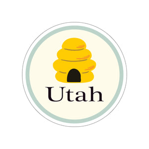 Utah Beehive Kiss-Cut Stickers