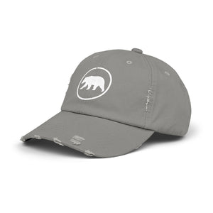 Bear Unisex Distressed Cap