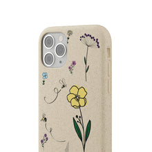 Load image into Gallery viewer, Flowers And Bees Biodegradable Cases
