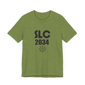 Salt Lake City 2034 Unisex Jersey Short Sleeve Tee