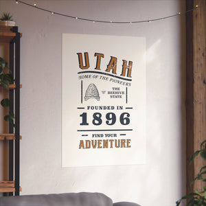 Utah Find Your Adventure Matte Vertical Posters