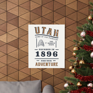 Utah Find Your Adventure Matte Vertical Posters