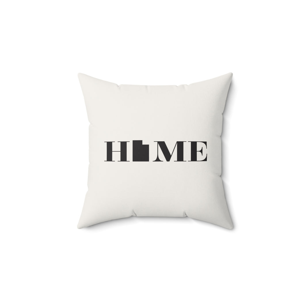 Utah Home Spun Polyester Square Pillow