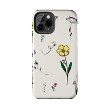 Load image into Gallery viewer, Flowers And Bees Tough Phone Cases
