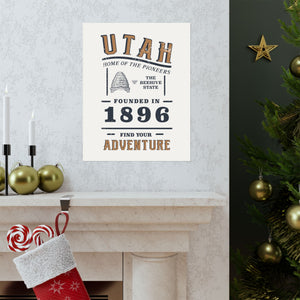 Utah Find Your Adventure Matte Vertical Posters