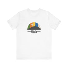 Load image into Gallery viewer, Utah Mountain Sky Unisex Jersey Short Sleeve Tee
