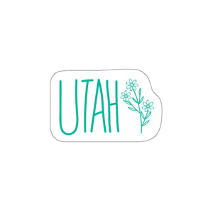 Utah Wildflower Kiss-Cut Stickers